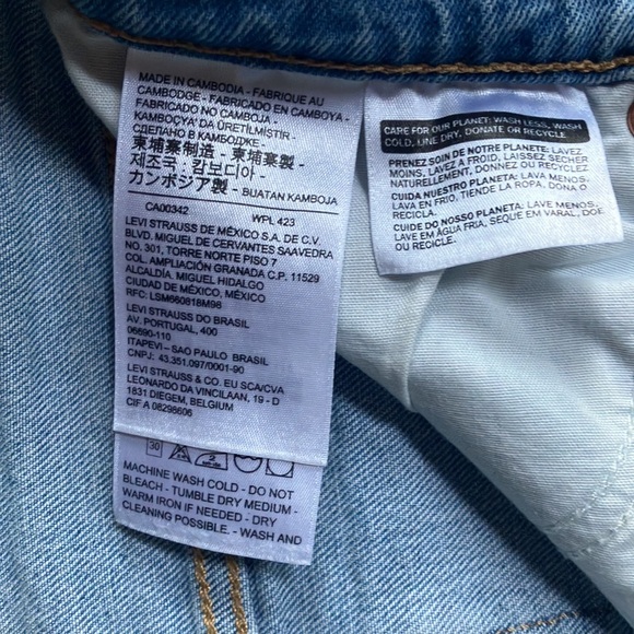 LEVIS Wedgie light wash jeans size 26 - Picture 4 of 7